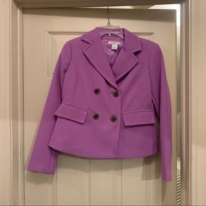 Liz Claiborne Petite Purple Blazer. Women’s PS.